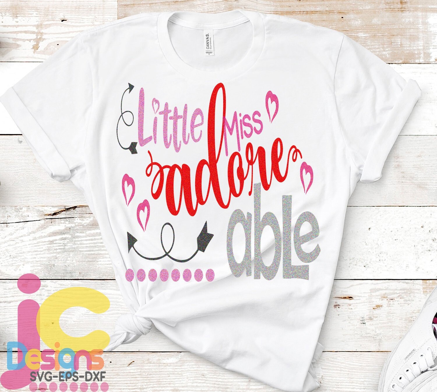 Valentine Svg Little Miss Adore Able Svg Adore Svg Valentine S Day Svg Valentines Svg Love Svg Png Svg Dxf Eps Silhouette Cricut