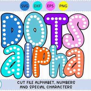 Retro Marquee Letras coloridas brilhantes svg, letras maiúsculas e minúsculas Doodle números Fonte desenhada à mão SVG, Eps Dxf Arquivo de corte Png Sublimação