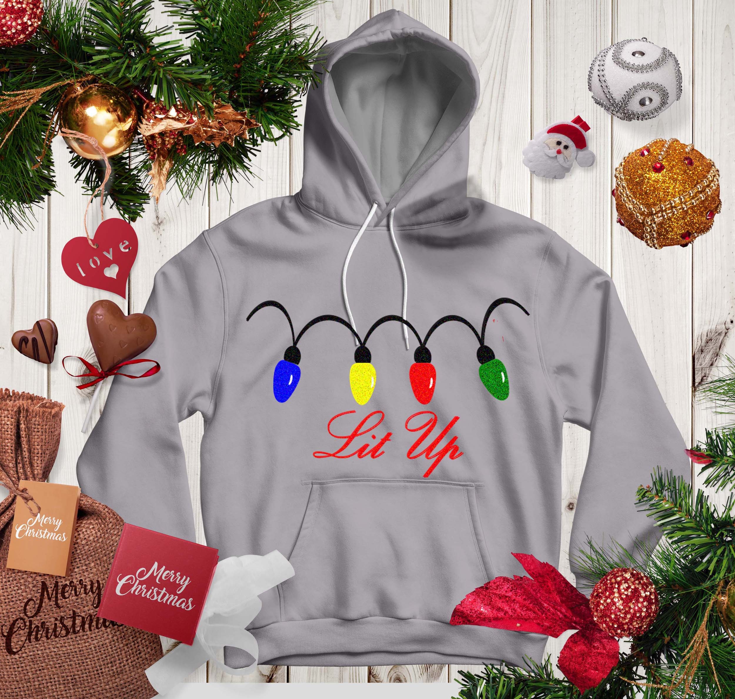 Download Christmas tree lights svg, Lit Up Etch Stencil, layered ...