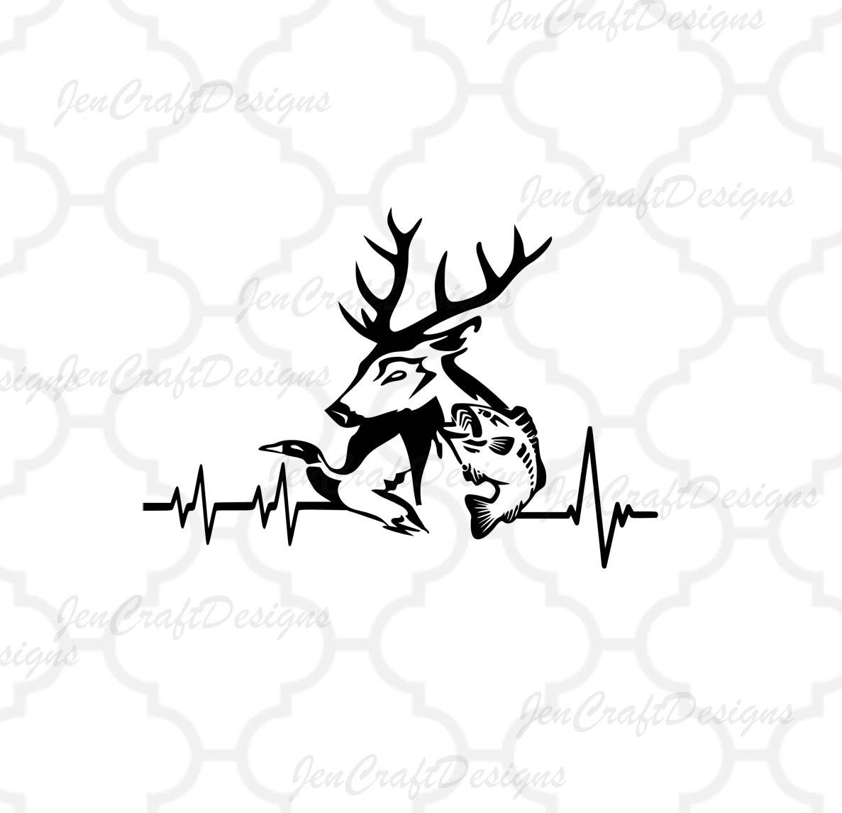Download Duck Deer Fish SVG Dad Hunter Fishing Fisherman Hunting ...