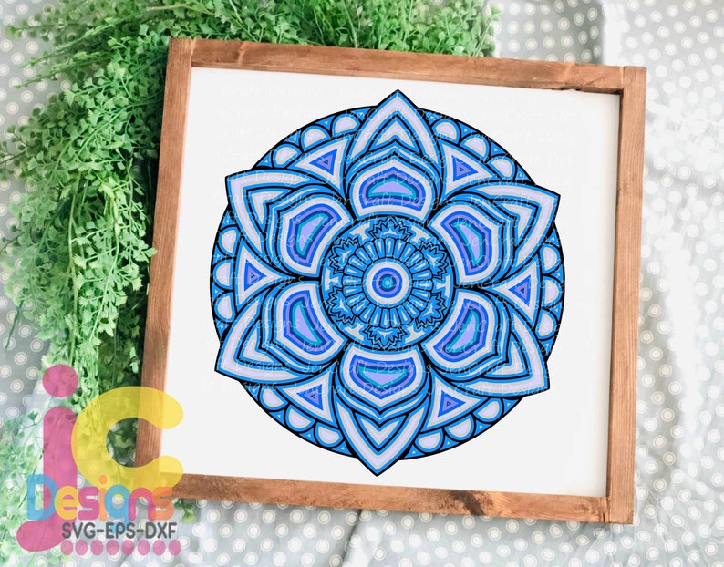 Download 3D Mandala SVG Layered Mandala svg Cricut Silhouette ...