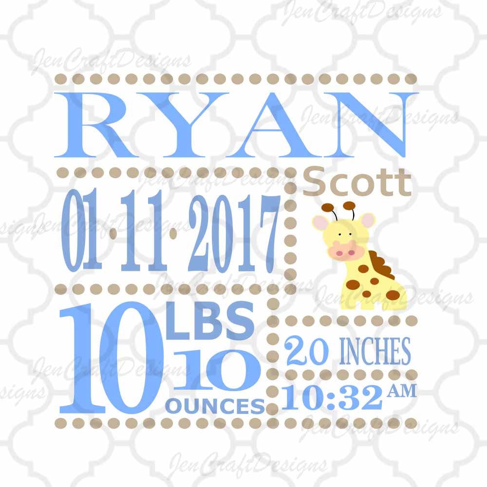 Boy Baby Birth Announcement SVG EPS DXf Cut File Set With Fonts And Letters Cricut Design Space Boy Baby Birth Announcement SVG EPS DXf Cut File Set With Fonts And Letters Cricut Design Space