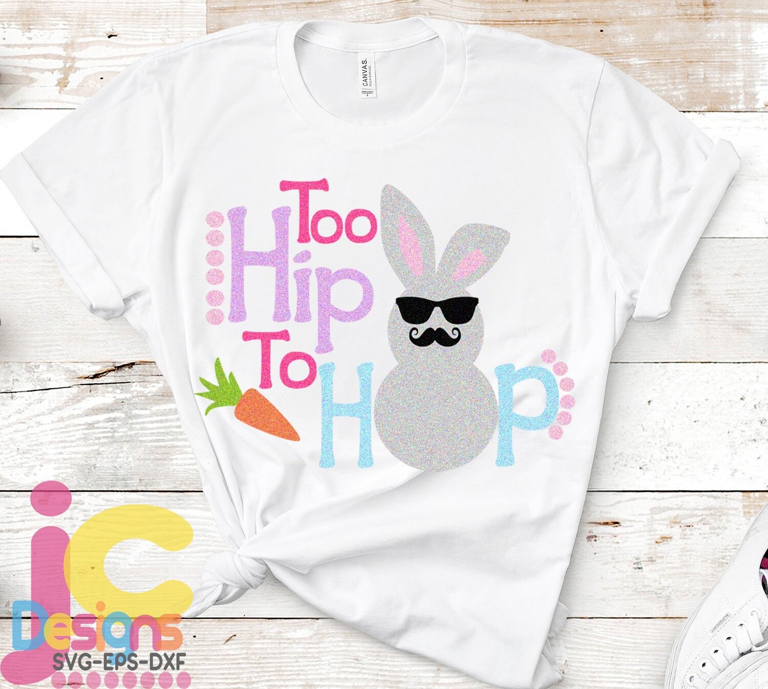 svg Too Hip To Hop SVG dxf Easter SVG png pdf eps Too Hip To Hop Easter ...