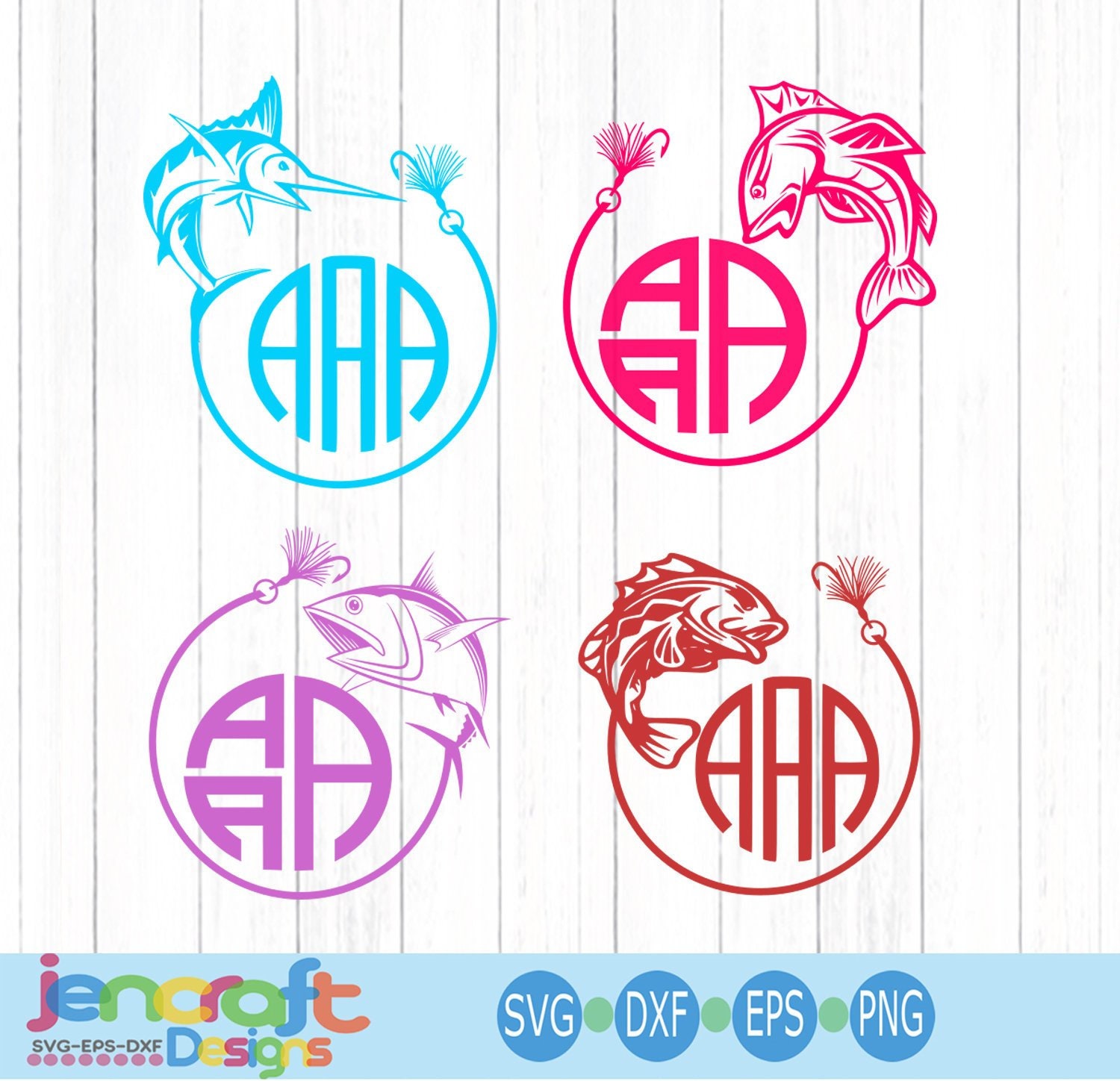 Download Fish svg Monogram Frames SVG Fishing SVG, Fathers day Dad ...