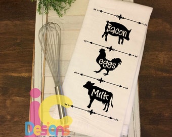 Bacon Eggs Milk svg, Cow SVG, Pig SVG, Chicken SVG, farm svg, farmhouse svg sign design Country farm signs Svg Eps Dxf Png cricut silhouette