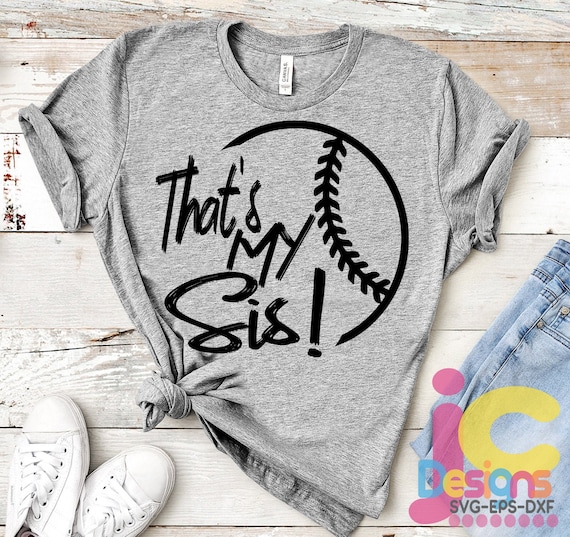 Baseball SVG, That's my Bubba Biggest Fan svg, Original Brother Biggest  Fan, Softball Fan shirt design, Baseball cut file, sis, sister shirt