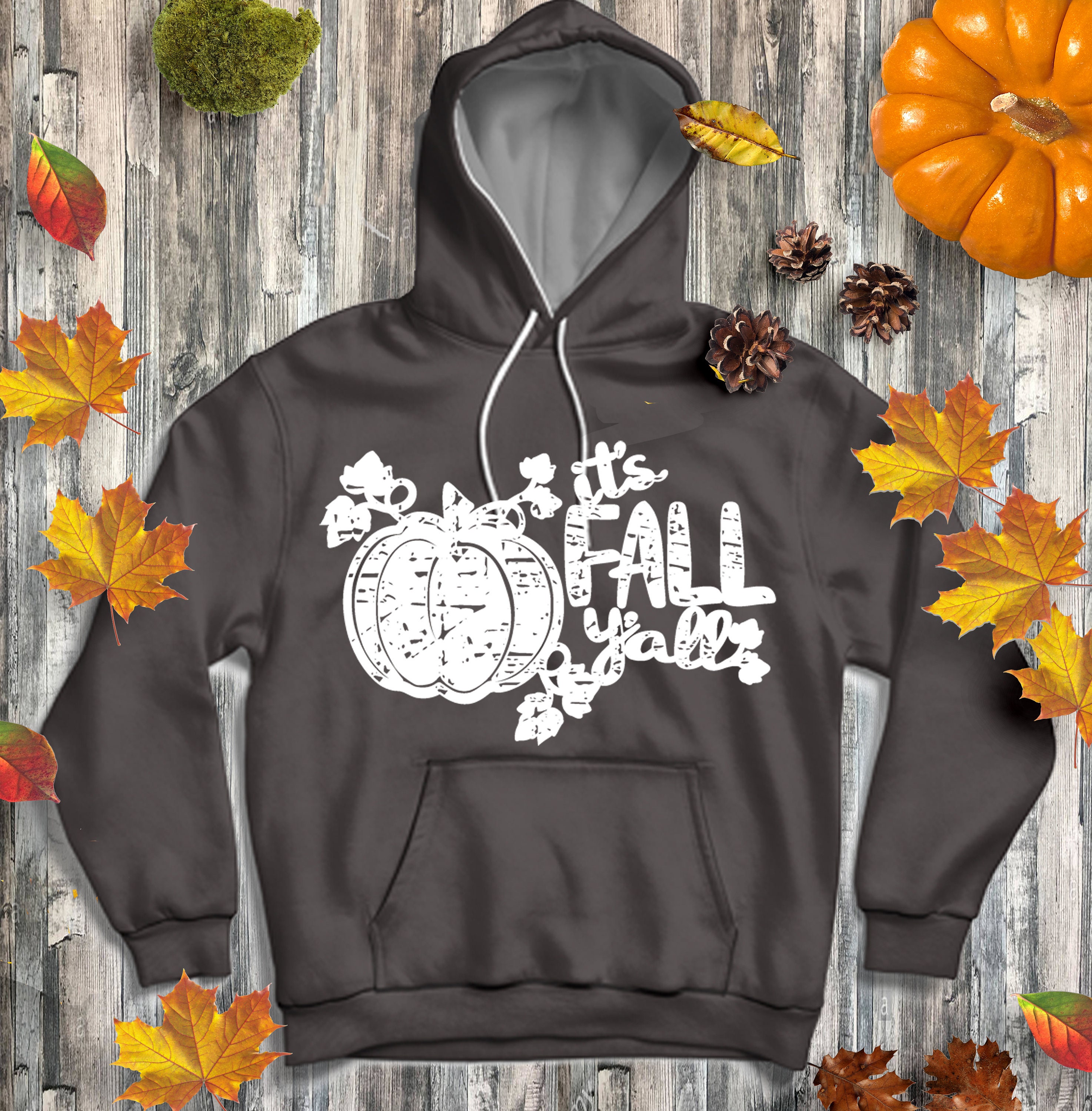 Download It's Fall Y'all Pumpkin SVG Autumn Distressed grunge SVG ...
