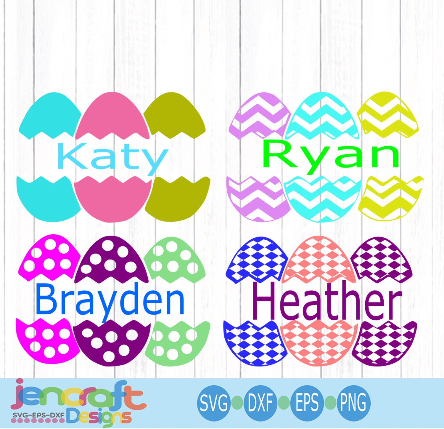 Download Easter svg, Monogram Split Easter Eggs SVG, Spring, Bunny ...