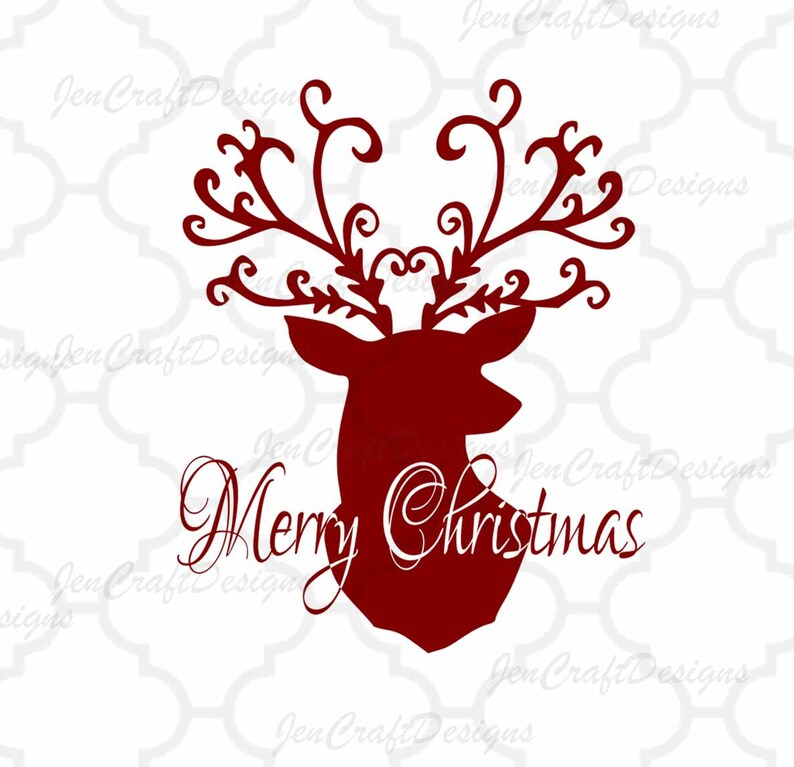 Download Christmas Reindeer SVG Merry Christmas SVG Antlers Deer ...