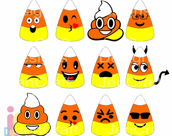 Halloween svg Candy Corn SVG, Eps, DXF, Printable Clipart Png, Cute Kids Cut file Bundle, Silhouette, Cricut, shirt design Trick or treat