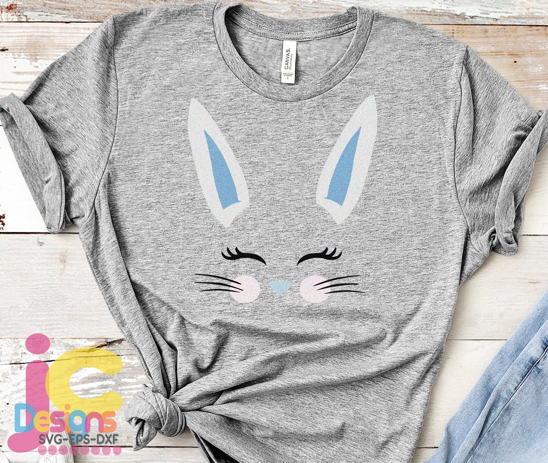 Easter Svg Boy Bunny Eyelashes Svg Bunny Rabbit Face Svg