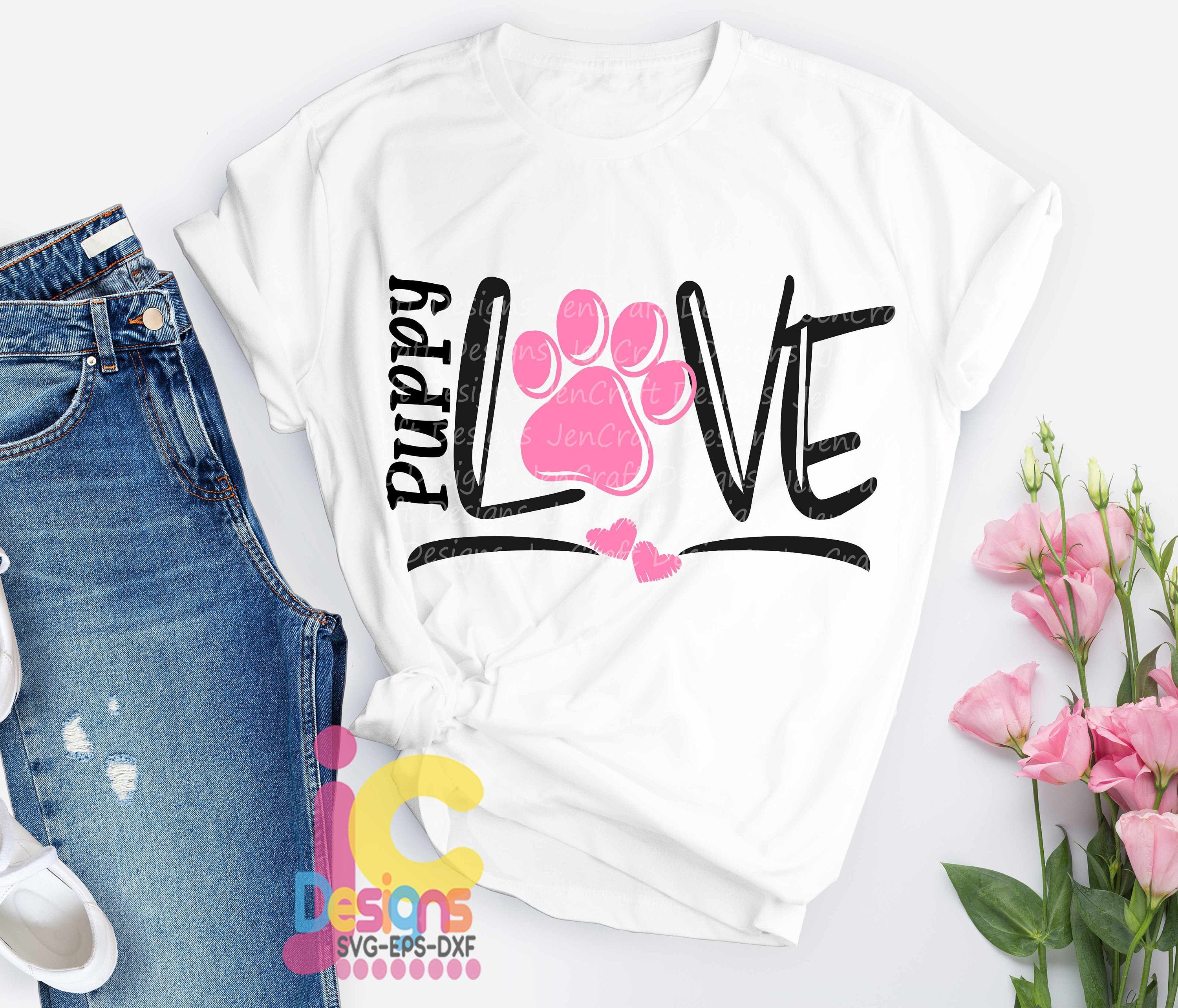 Dog Love SVG, Dog Paw Print svg, Mom dog life, Dog Lover ...