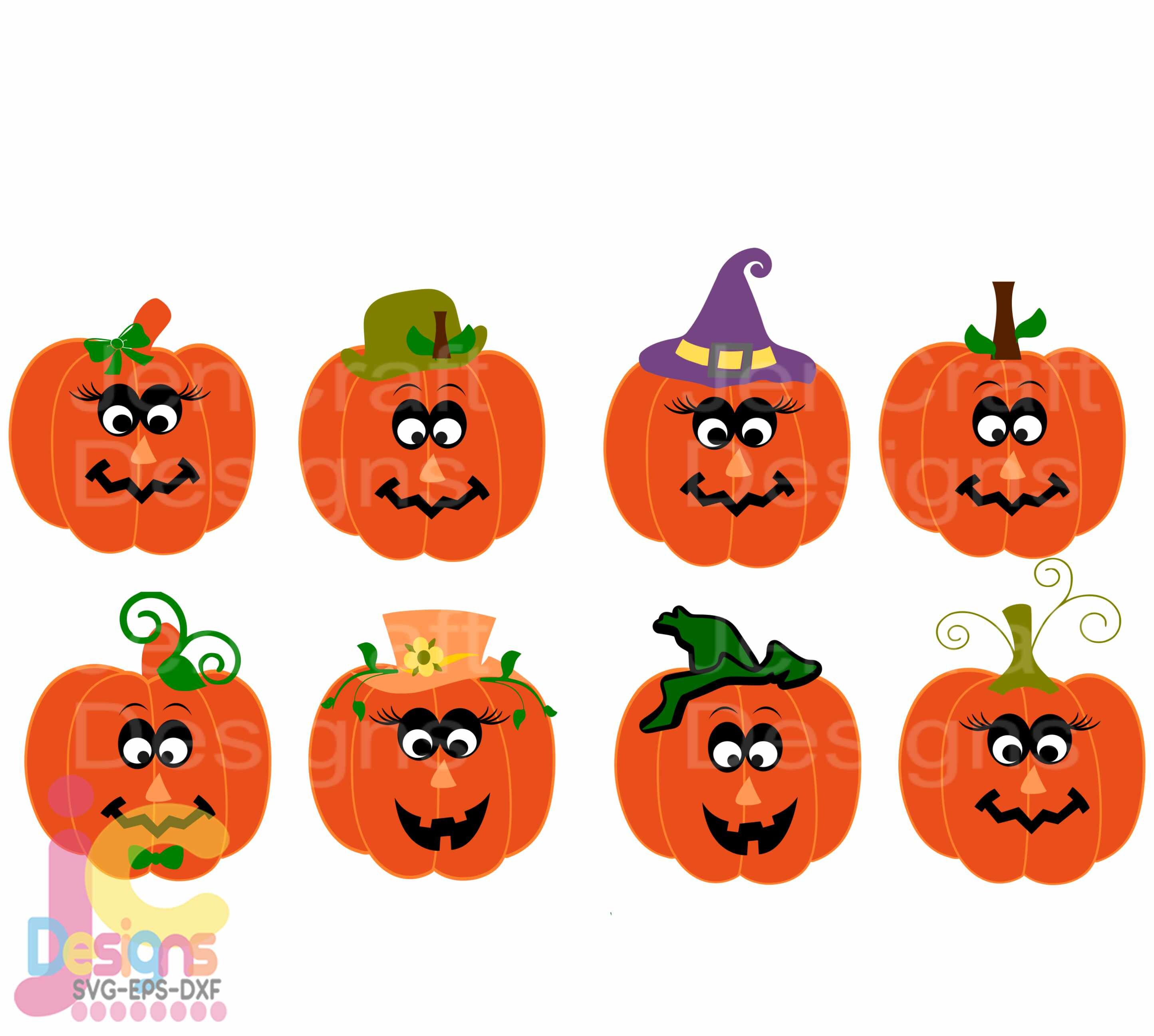Download Cute Pumpkin Svg Funny Face Svg Halloween Witch Pumpkin Fall Svg File Digital Cut File Pumpkin Svg Dxf Eps Png Instant Download