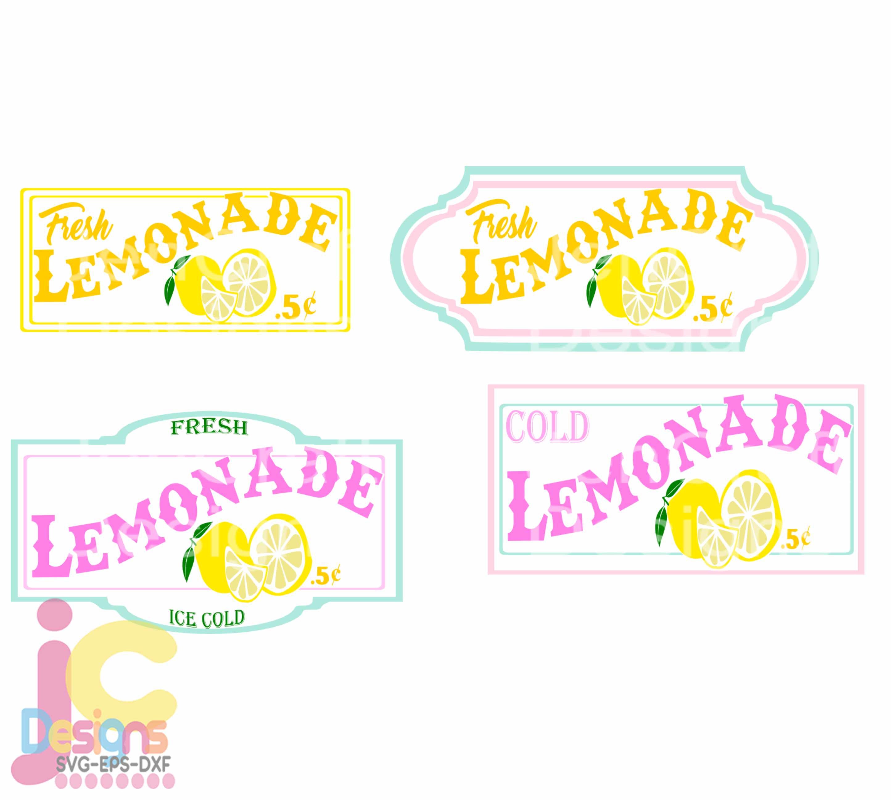 Download Lemon Svg Lemonade Svg Fresh Lemonade Stand Sign Art Bundle Cut File Sublimation Print Summer Svg Cricut Silhouette Svg Eps Dxf Png