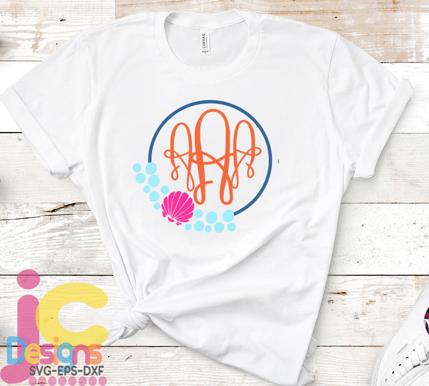 Download Seashell Svg Shells Ocean Beach Svg Monogram Svg Dxf Eps Png Summer T Shirt Design Svg Silhouette Designs For Cricut Cut Files