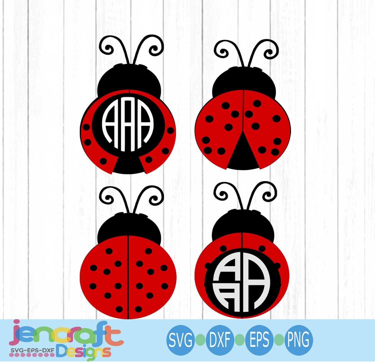 Ladybug SVG, Lady Bug Monogram SVG, Ladybug beetle svg ...