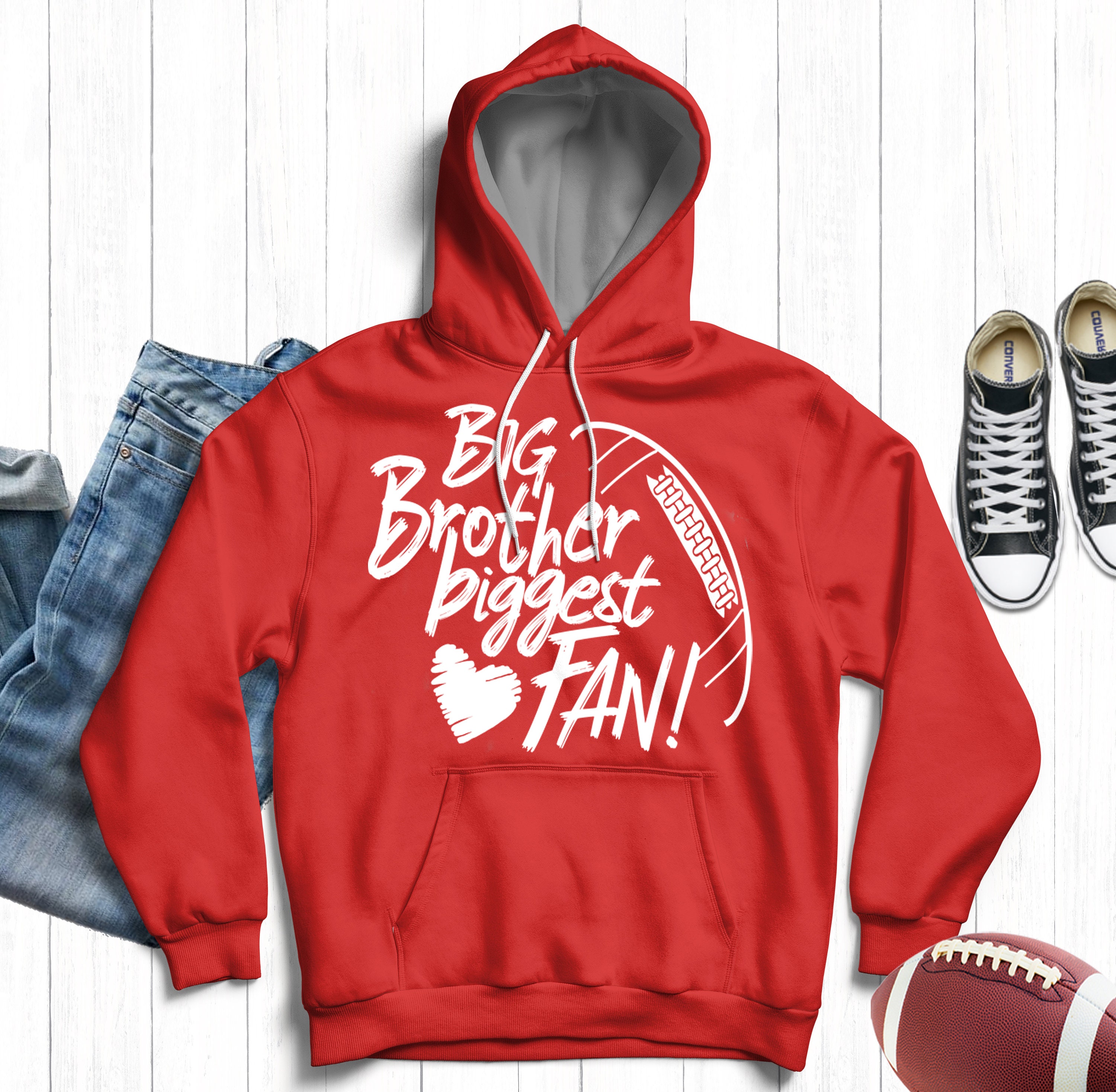 Download Football SVG, Football Brother Svg, Big brother Biggest ...