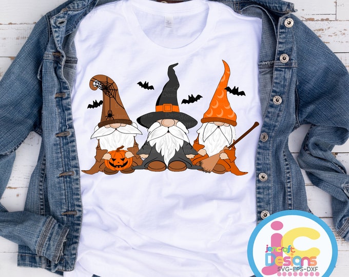 Halloween gnome svg, fall gnome, witch gnome Halloween Gnomes svg, gnomes, witch gnome svg, eps, dxf, png cut file sublimation print file