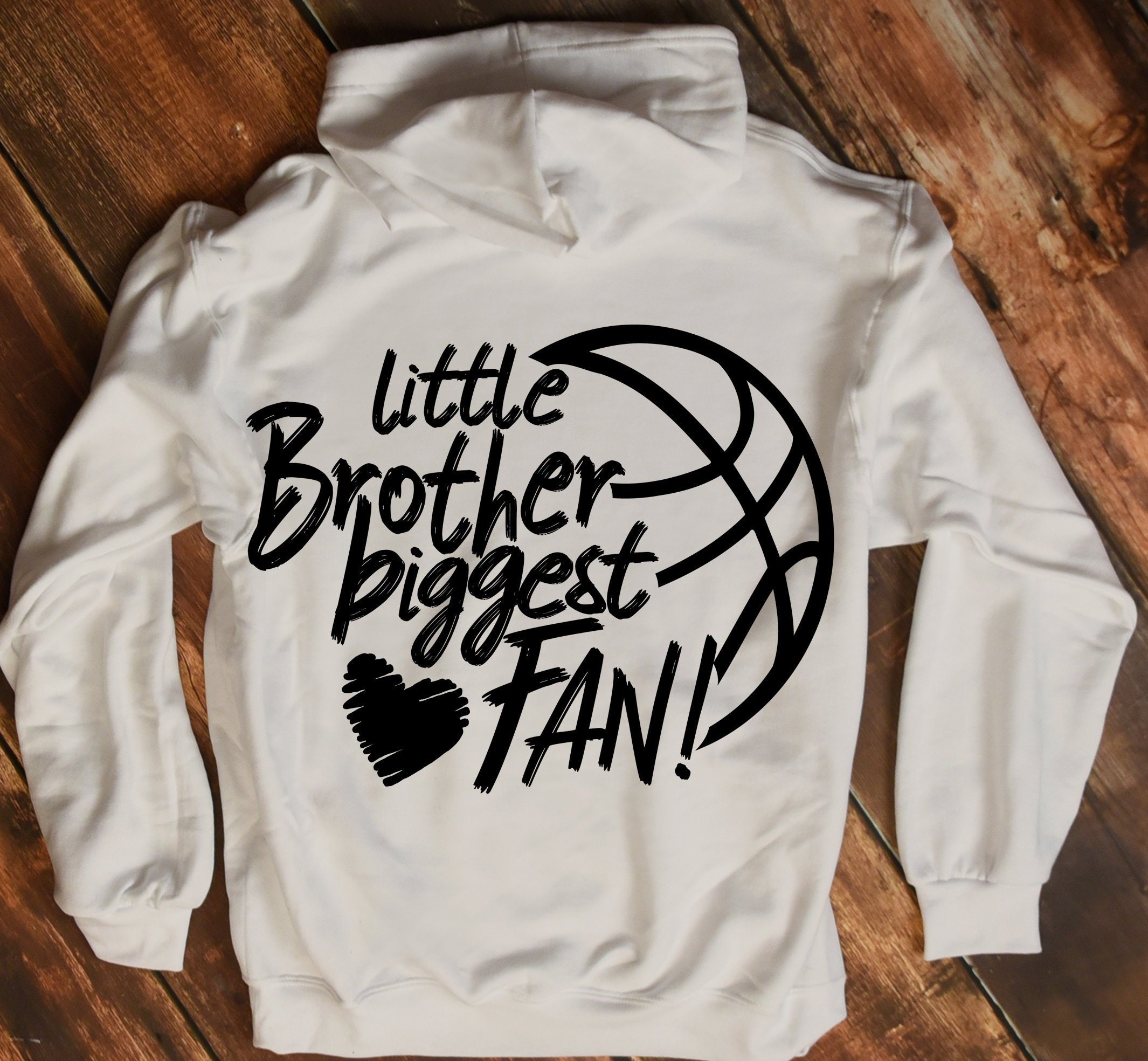 Download Basketball SVG, Basketball Brother Svg, little brother Biggest Fan, Fan shirt design, Basketball ...