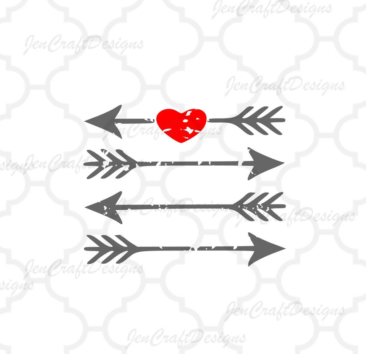 Download Arrow Svg Heart Distressed Grunge Valentine Svg Arrow Monogram Svg Kids Valentines Day Svg Dxf Eps Shirt Boho Cricut Silhouette
