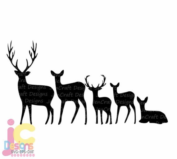 Free Free 104 Deer Family Svg SVG PNG EPS DXF File