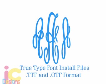 Master Circle True Type Empress Installable Font in .TTF & .OTF Font typable font  Cricut Silhouette Microsoft Word and more