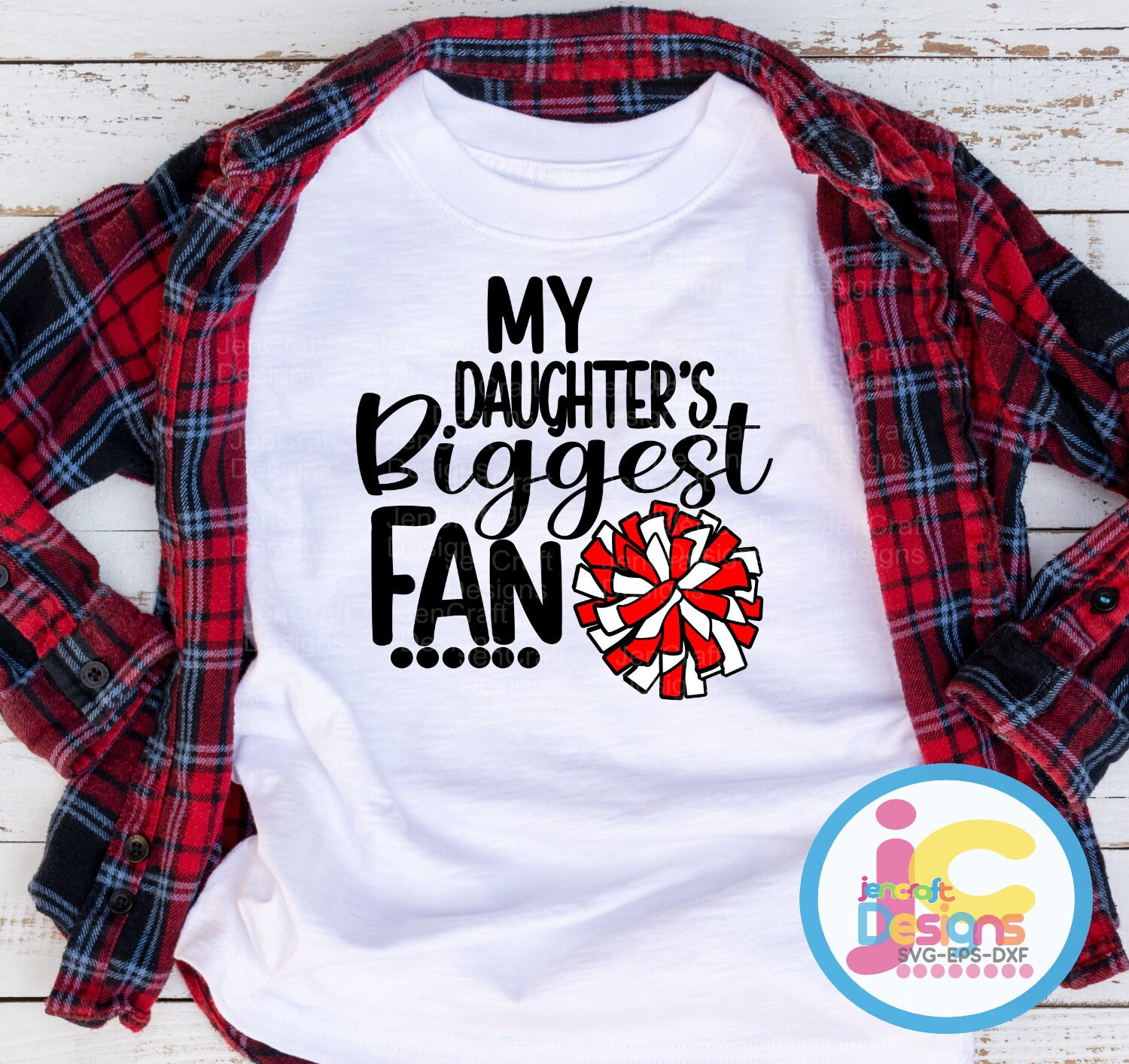 Cheer Mom Svg, My Daughters Biggest Fan Svg, Cheerleader Cheer Dad Svg, Svg  Design, Cut File Clipart Svg, Eps Dxf Png Cricut Silhouette 