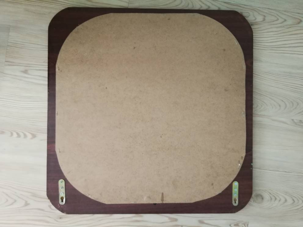 Quadratischer Wandspiegel aus Holz Rustikaler Wandspiegel | Etsy