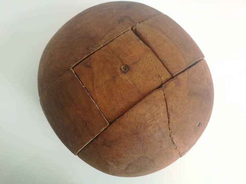 Puzzle Block Hat Soviet Hatmakers Tool Woman Hat Shape -Millinary Supply Wooden Hat Mold Woman Hat Form