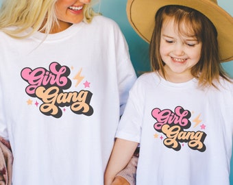 Mom and Daughter Matching Girl Gang Shirts , Mommy and Me Outfits, Mother's Day Gift, Family Matching Outfits, Mother and Daughter Gifts