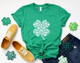 Cute Shamrock St Patrick's Day shirt | St. Paddy's Day shirt| Shamrock shirt for women | Lucky shirt | Irish shirt