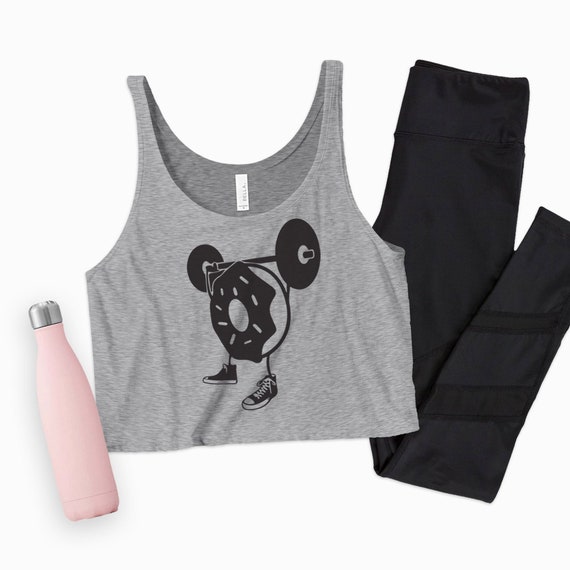 cropped gym tee