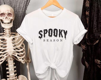 Spooky Season Halloween shirt, Fall shirts, Retro Halloween shirt, Spooky shirt, Halloween gift, Cute Halloween shirt | Oversized shirt