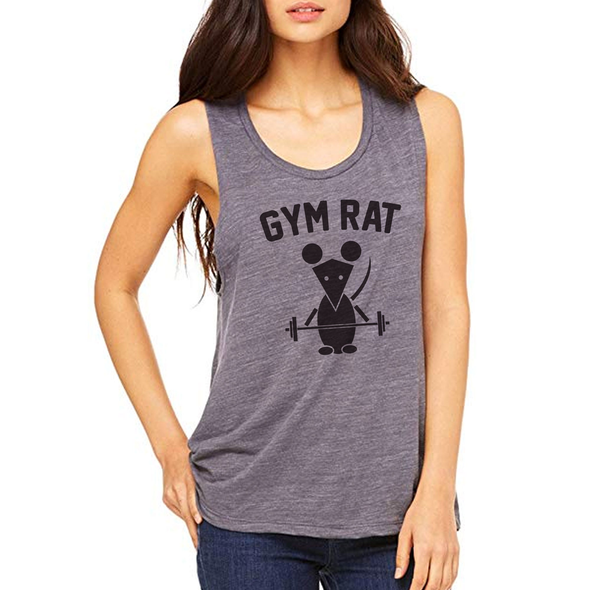 Gym Rat funny workout tank top for women fitness tank top Etsy