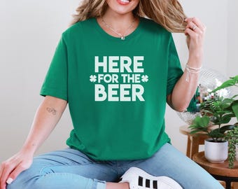 面白い聖パトリックデーTシャツ - ビール好きのためのシャムロックシャツ - ビール好きのための聖パトリックデーパーティーシャツ