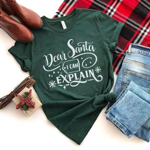 Funny Christmas shirt, Dear Santa shirt, Santa Christmas shirt, Holiday Tee, Christmas gift, Naughty or Nice list