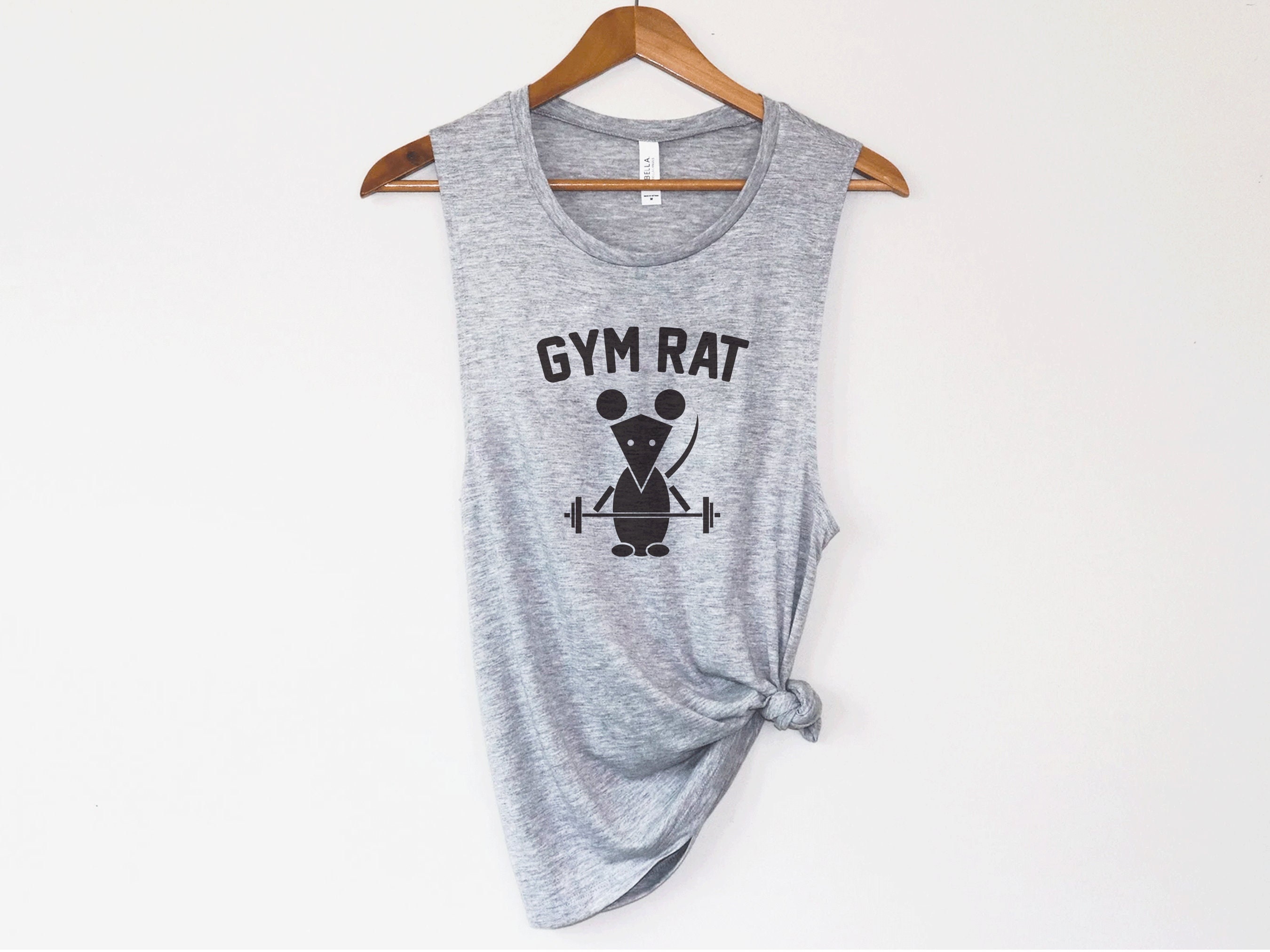 Tanque muscular Gym Rat / Camisa de entrenamiento para mujer / -  México