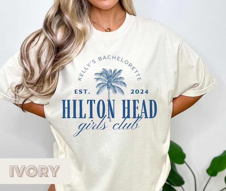 Custom beach bachelorette party shirts