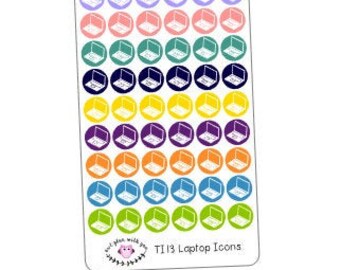 TI13 // 72 Pegatinas de Iconos portátiles