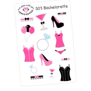 S03 || 15 Bachelorette Stickers