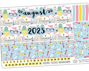 TS01 || Back to School Simplified Monthly Kit