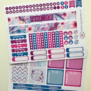 HP04 || April Mermaid Happy Planner Teacher Kit