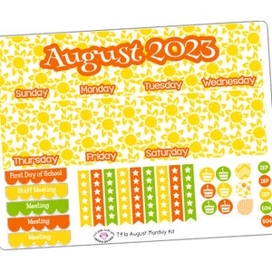 T258 August Sunshine Monthly Kit image 2