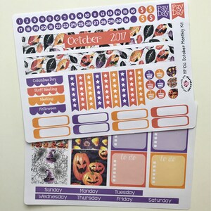 HP10 || October Leaves Happy Planner Teacher Kit