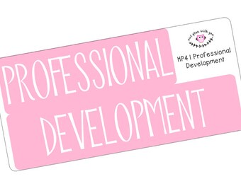 HP41 || Happy Planner Professional Development Full Day Stickers