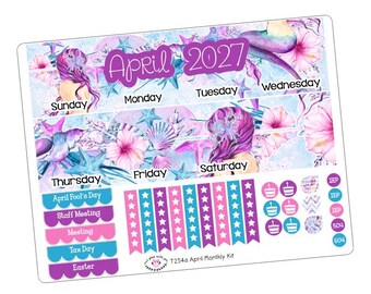 T254 || April Mermaid Monthly Kit