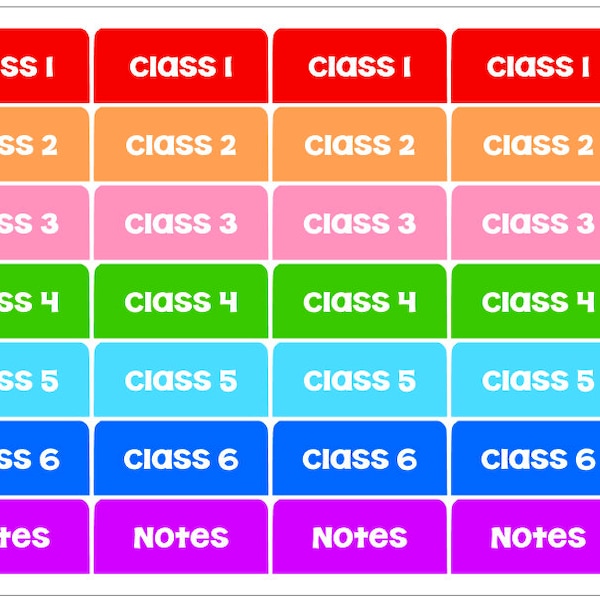 T62 || Custom Teacher Planner Header Stickers
