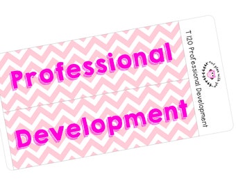 T20 || Chevron Professional Development Full Day Stickers