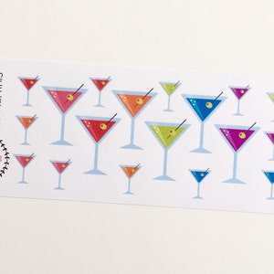 S10 || 18 Martini Stickers