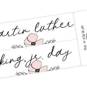 WF18 || Wildflower MLK Jr. Full Day Stickers